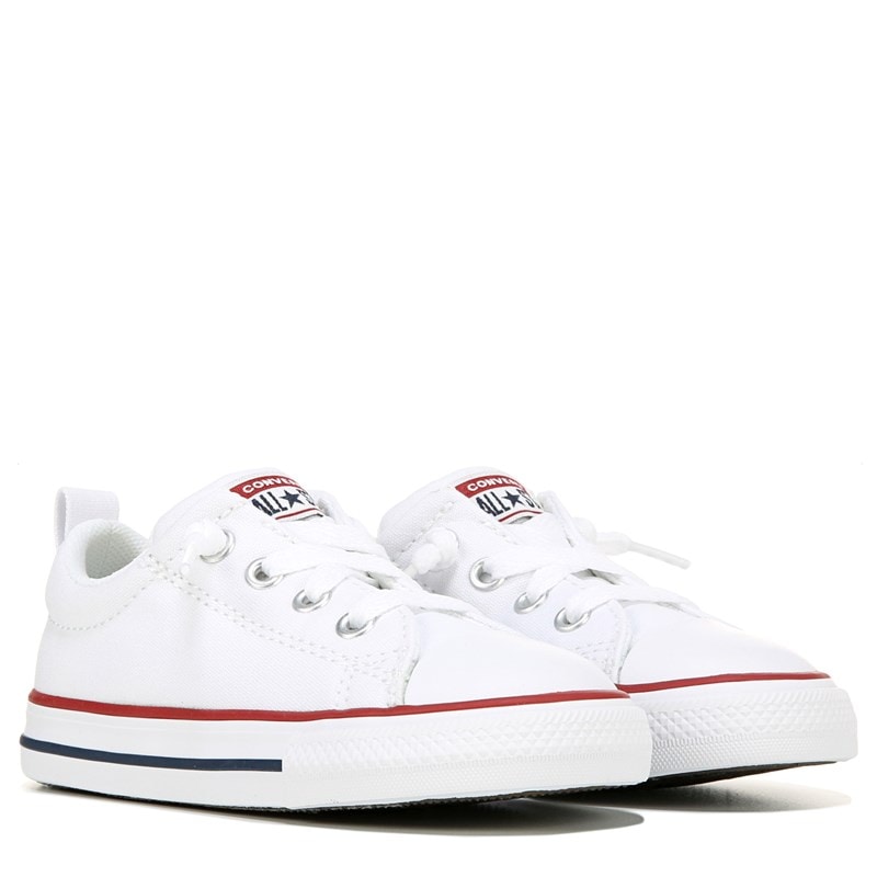 Converse Kids' Chuck Taylor All Star Street Low Top Sneaker Toddler Shoes (Optic White) - Size 10.0 M