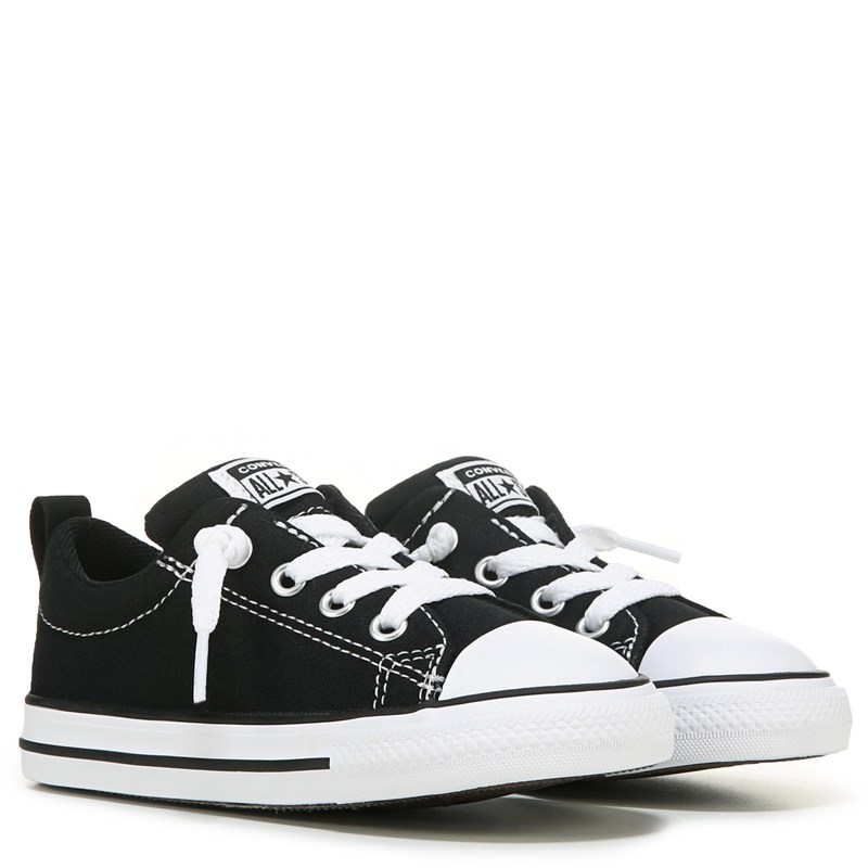 Converse Kids' Chuck Taylor All Star Street Low Top Sneaker Toddler Shoes (Black/White) - Size 9.0 M