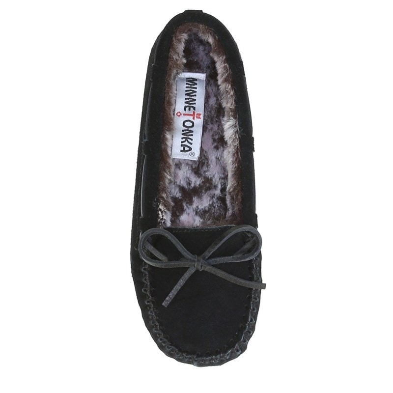 Minnetonka moccasins hot sale womens black