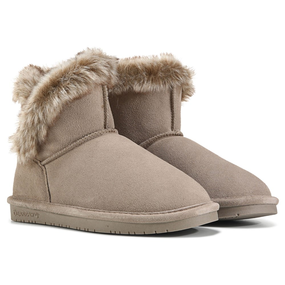 Baby Stay-Put Winter Booties, Bear Soft Soles