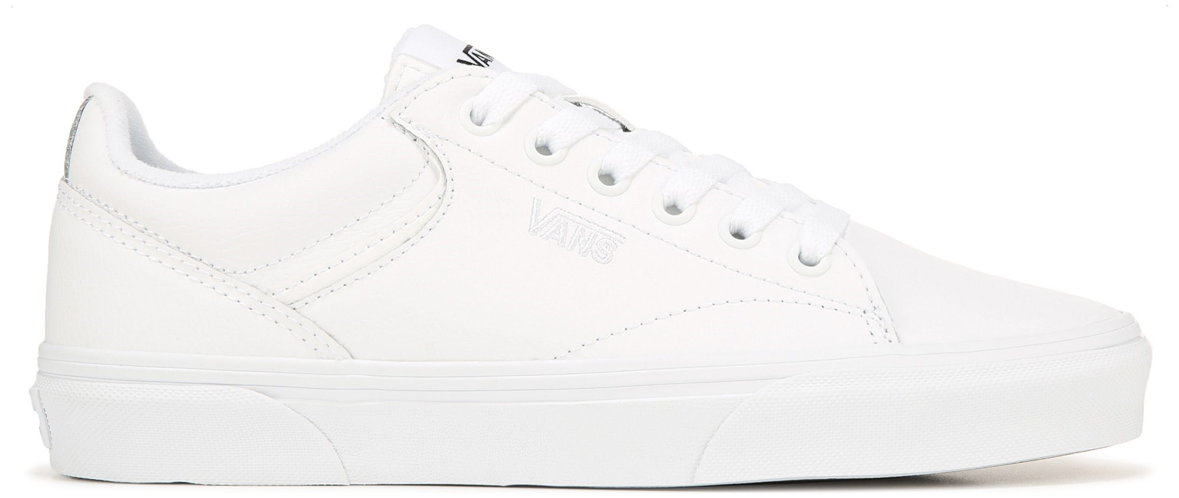 White leather outlet vans women