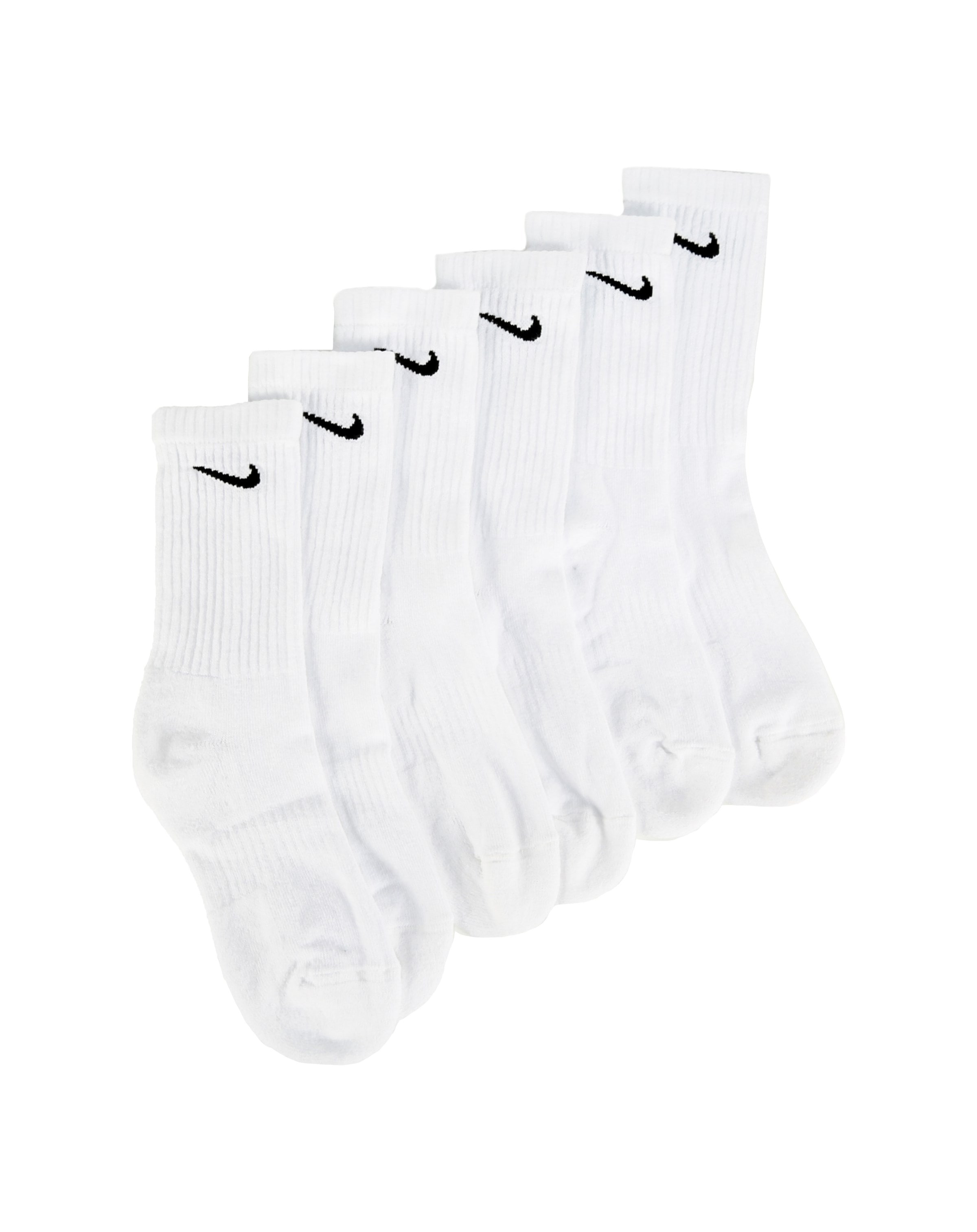 Nike 6 Pack Medium Everyday Cushioned Crew Socks | Famous Footwear