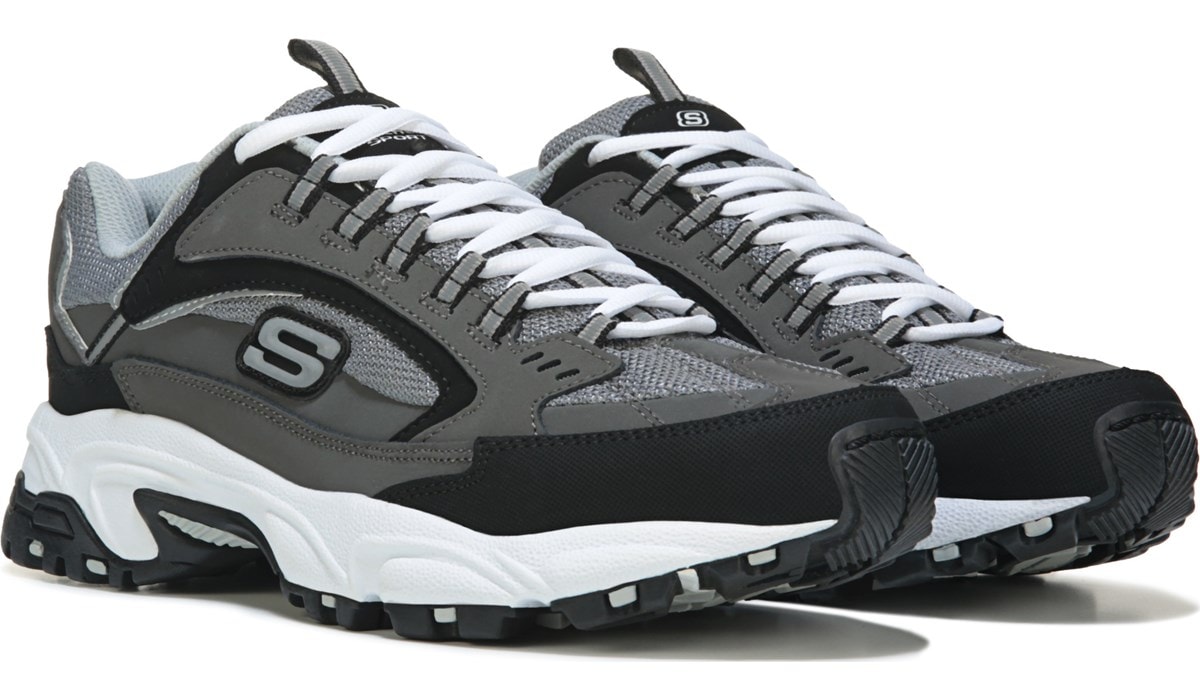 Skechers Men's Stamina Cutback Memory Foam X-Wide Sneaker | Famous Footwear