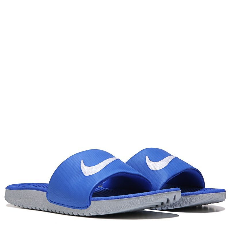 Nike Kids' Kawa Slide Sandal Little/Big Kid Sandals (Cobalt) - Size 4.0 M