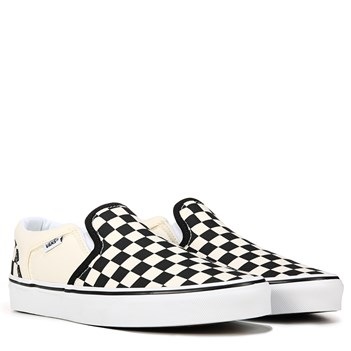 black and white checkered vans famous footwear