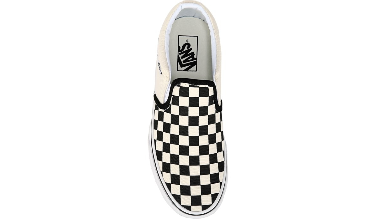 black slip on vans famous footwear