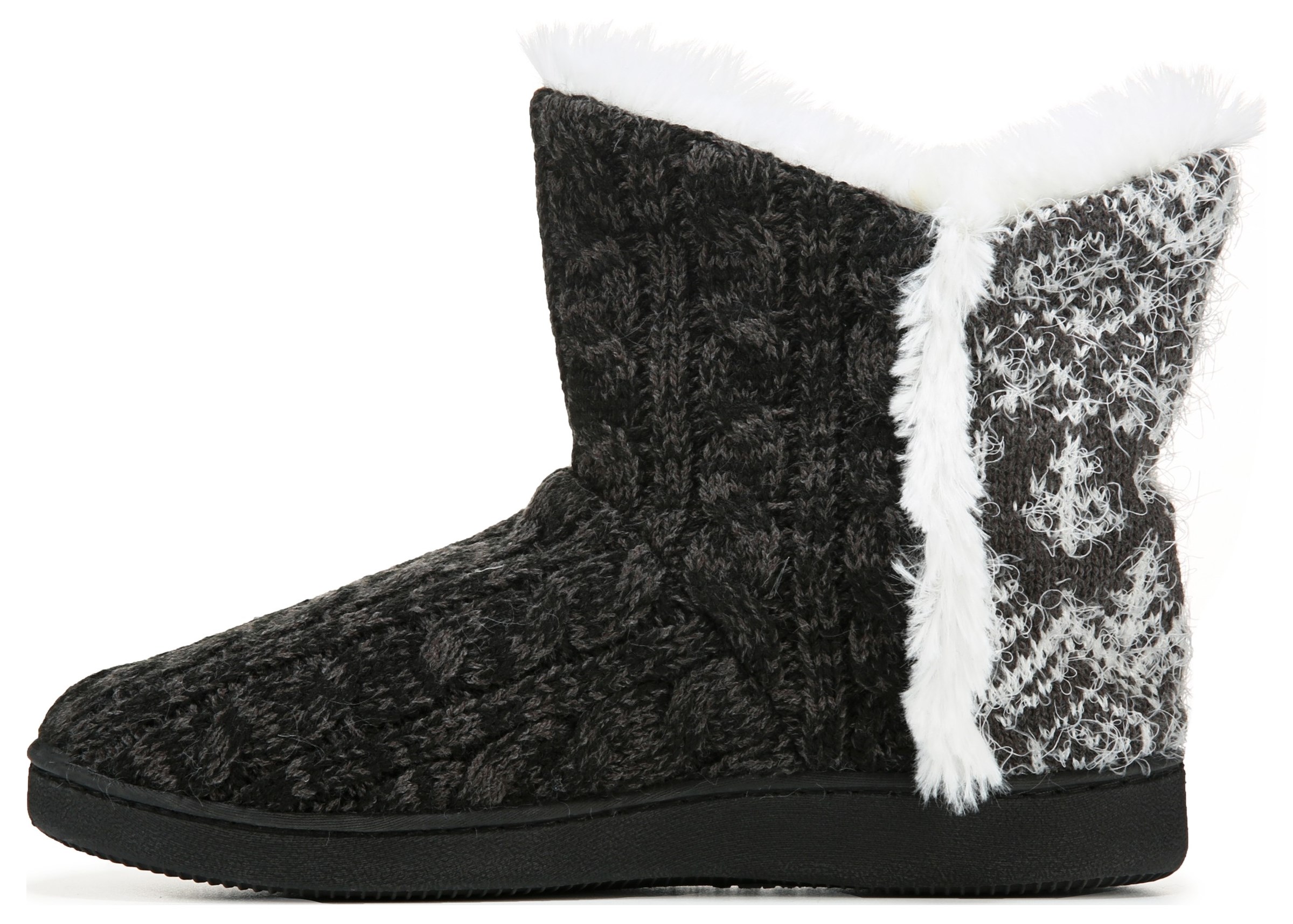 muk luks women's cheyenne bootie slippers