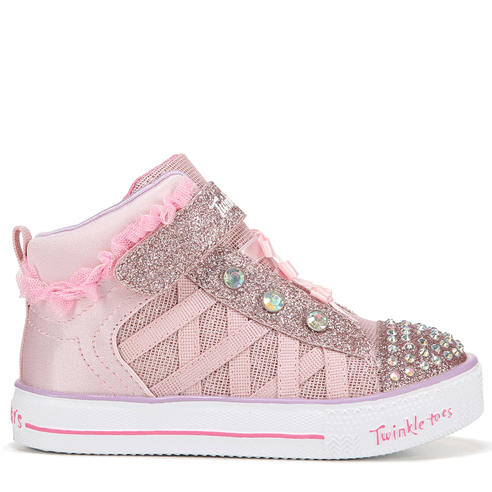 Skechers Kids' Twinkle Toes High Top Sneaker Toddler/Little Kid Shoes (Pink Ombre) - Size 10.0 M