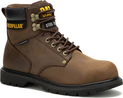 Caterpillar second shift outlet steel toe work boot