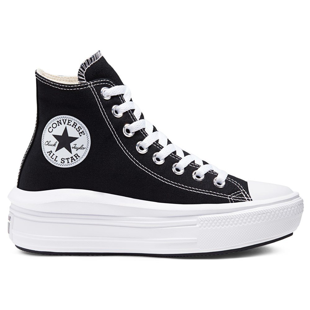 Converse Chuck Taylor All Star Move Hi Black Women s