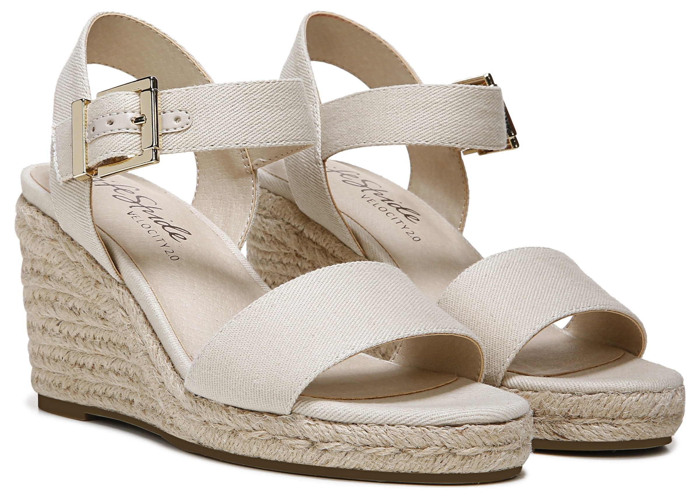 Lifestride tango espadrille store wedge sandal