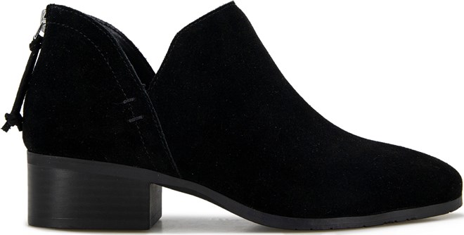 Kenneth Cole Bootie Women's 11M Black Side high quality Skip Ankle Suede