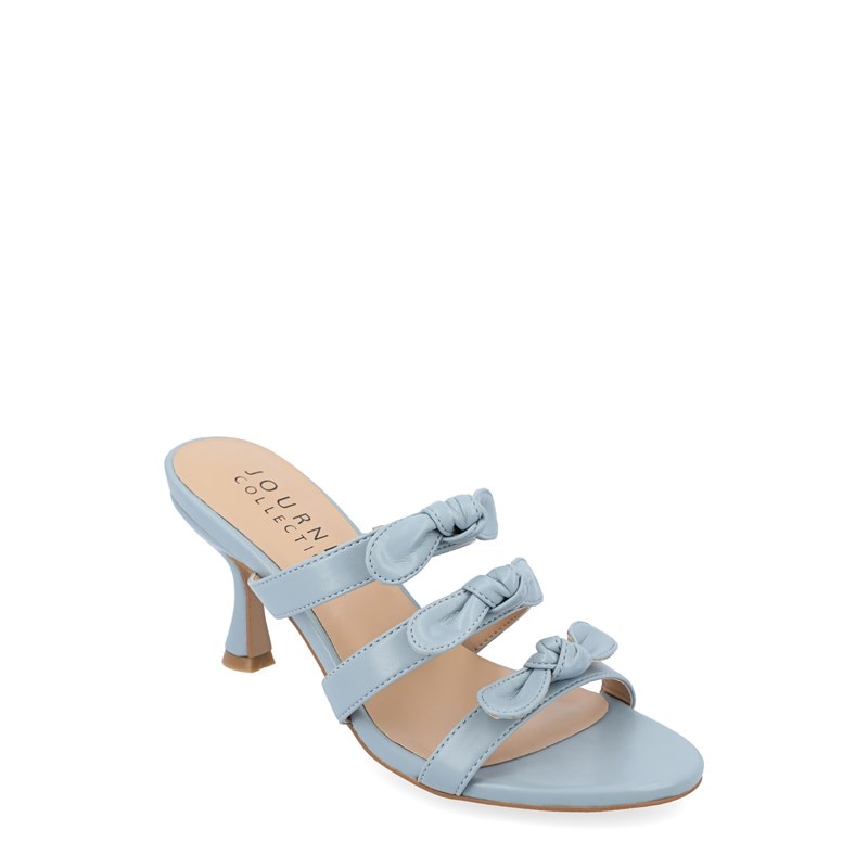 Journee Collection Women's Kristina Slide Dress Sandals (Blue) - Size 8.0 M