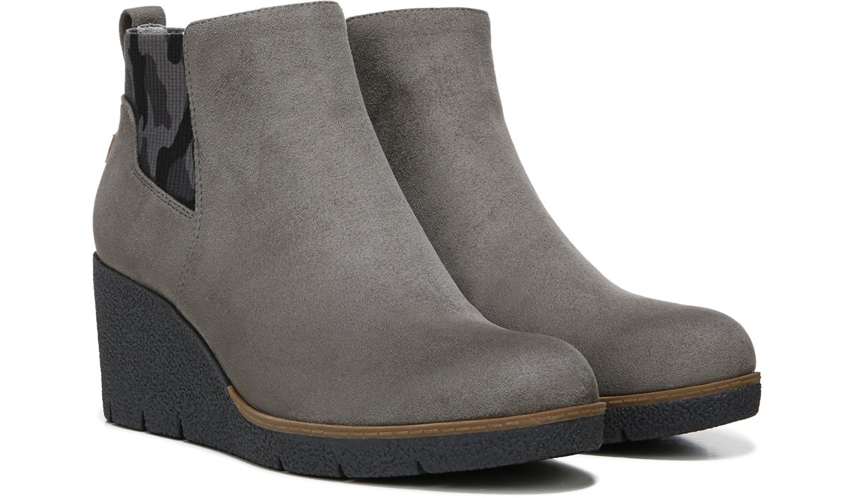 famous footwear wedge booties