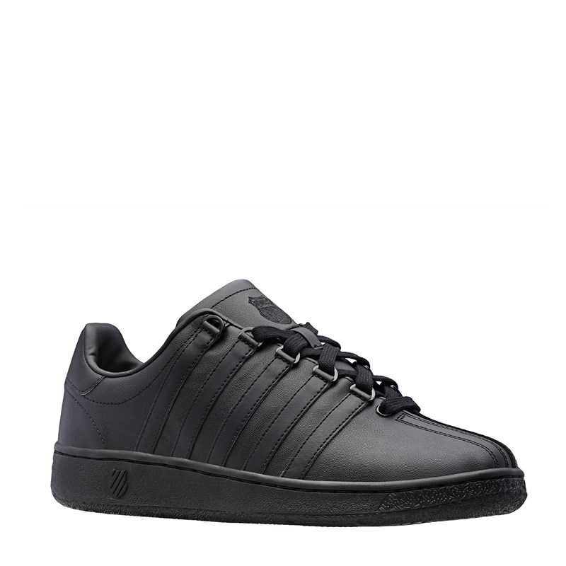 K-Swiss Women's Classic Vn Sneakers (Black/Black) - Size 11.0 M