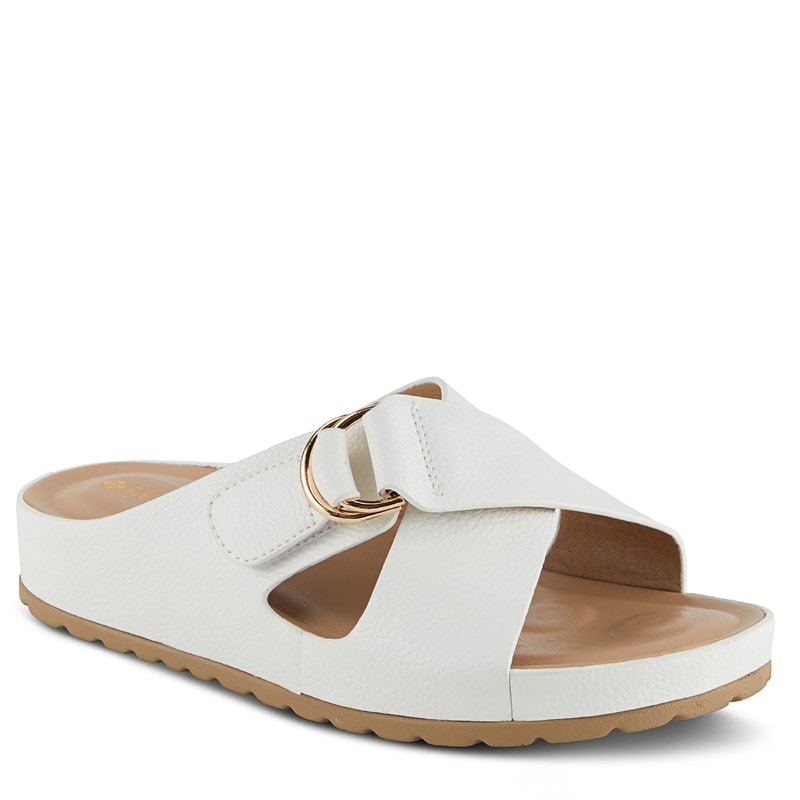 UPC 196341157746 product image for Patrizia Women's Rutha Sandals (White Synthetic) - Size 11.0 M | upcitemdb.com