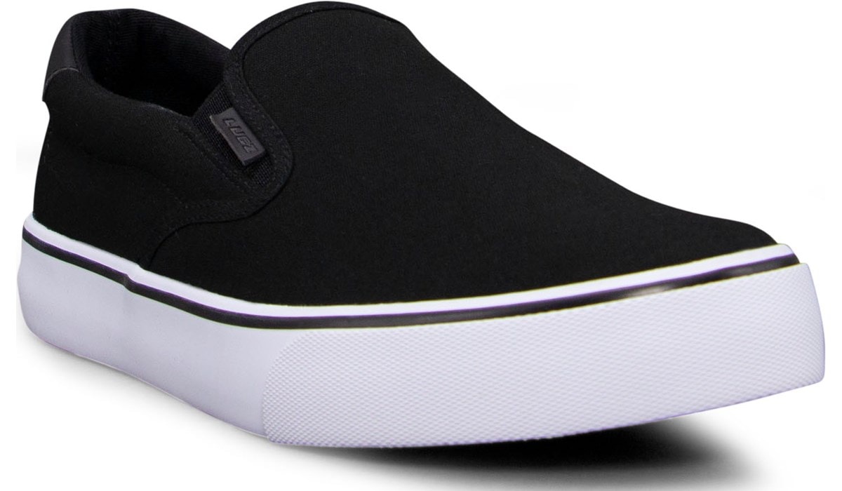 black slip on vans famous footwear