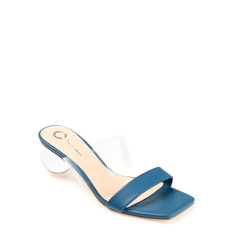 Journee Collection Women's July Dress Sandals (Blue) - Size 8.5 M