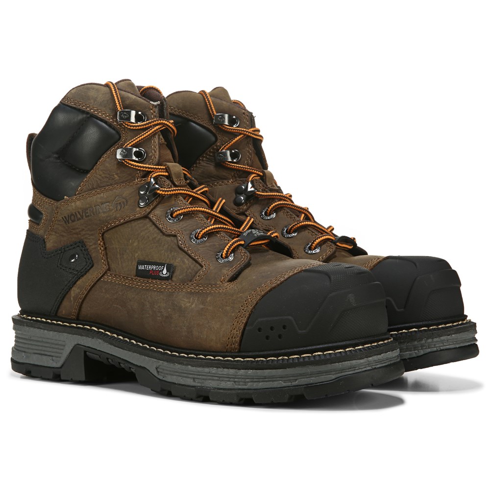 Wolverine composite clearance toe work boots