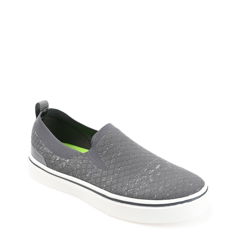 Vance Co. Men's Hamlin Knit Slip On Sneakers (Grey) - Size 10.5 M
