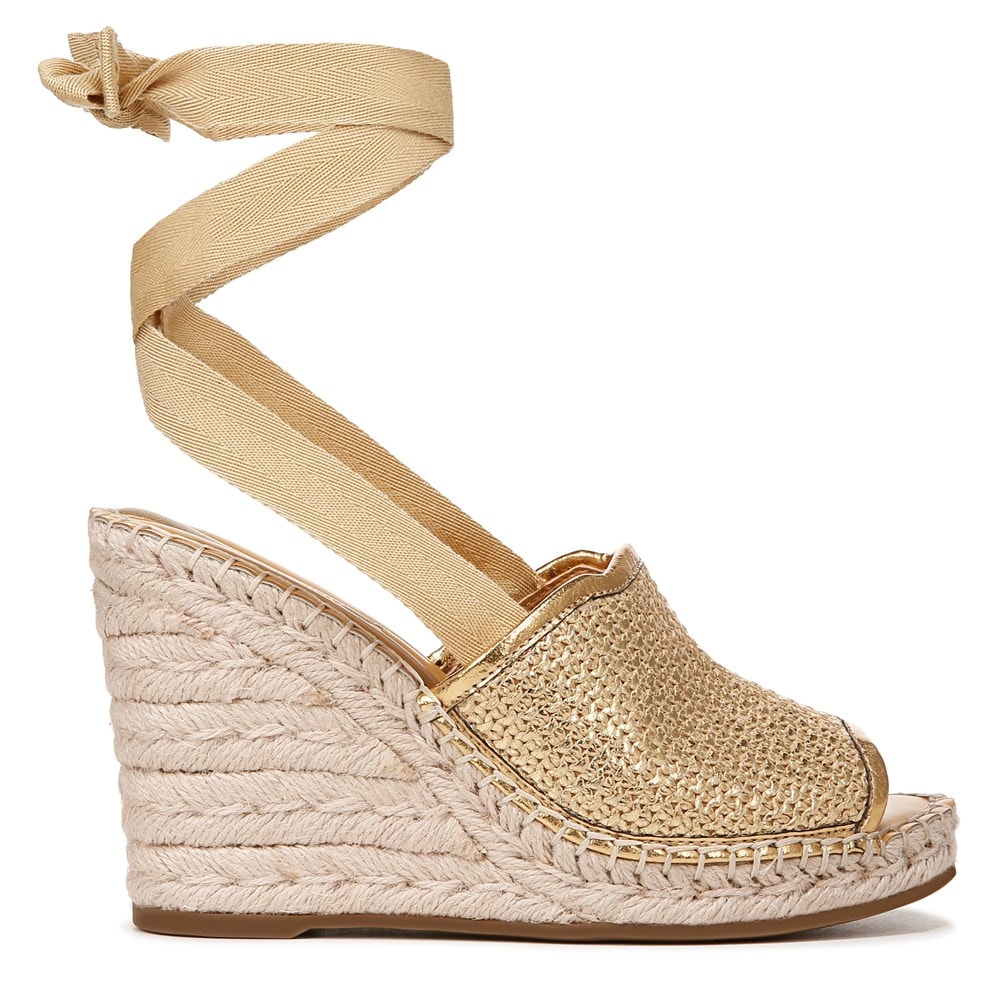 womens gold espadrilles