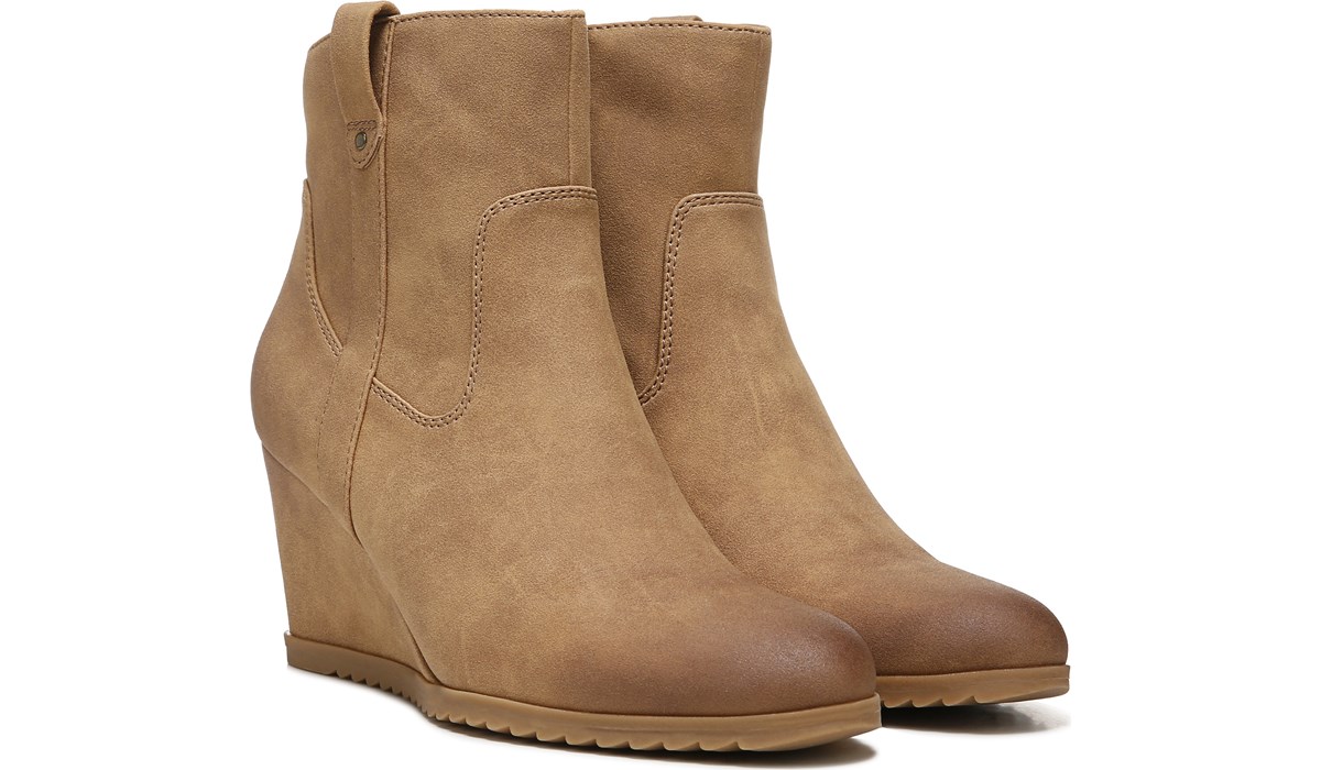 wide wedge ankle boots