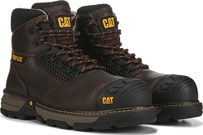 Caterpillar Men's Excavator XL 6 WP Comp Toe Dark Brown 10 D US