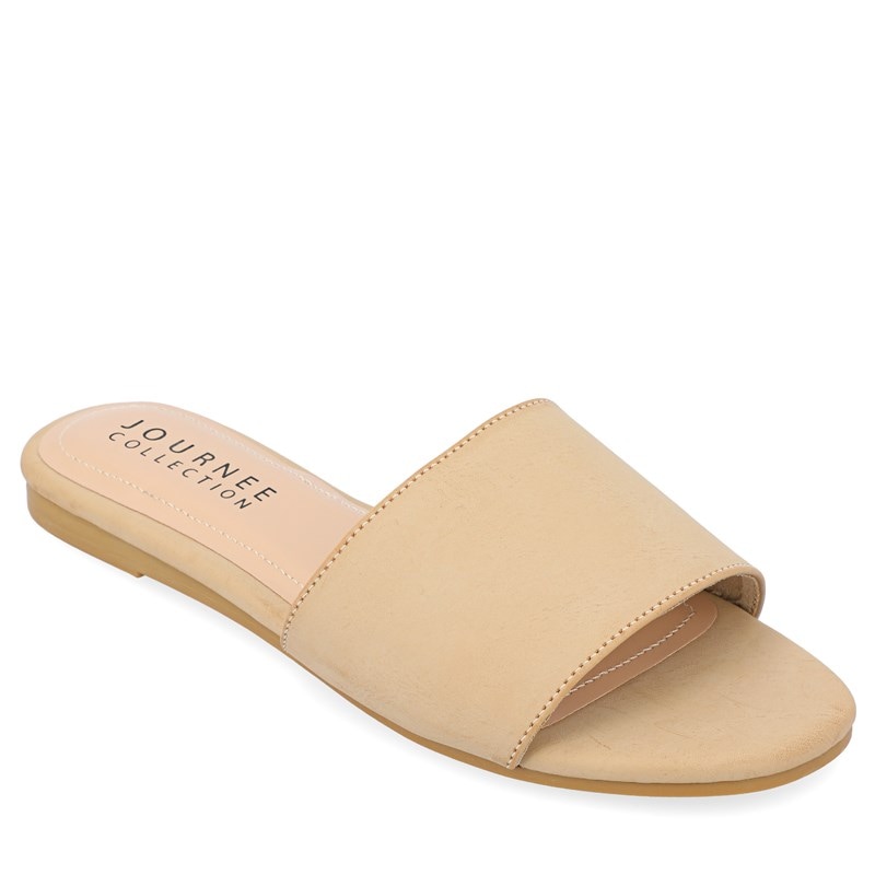 Journee Collection Women's Kolinna Slide Sandals (Nude) - Size 8.5 M