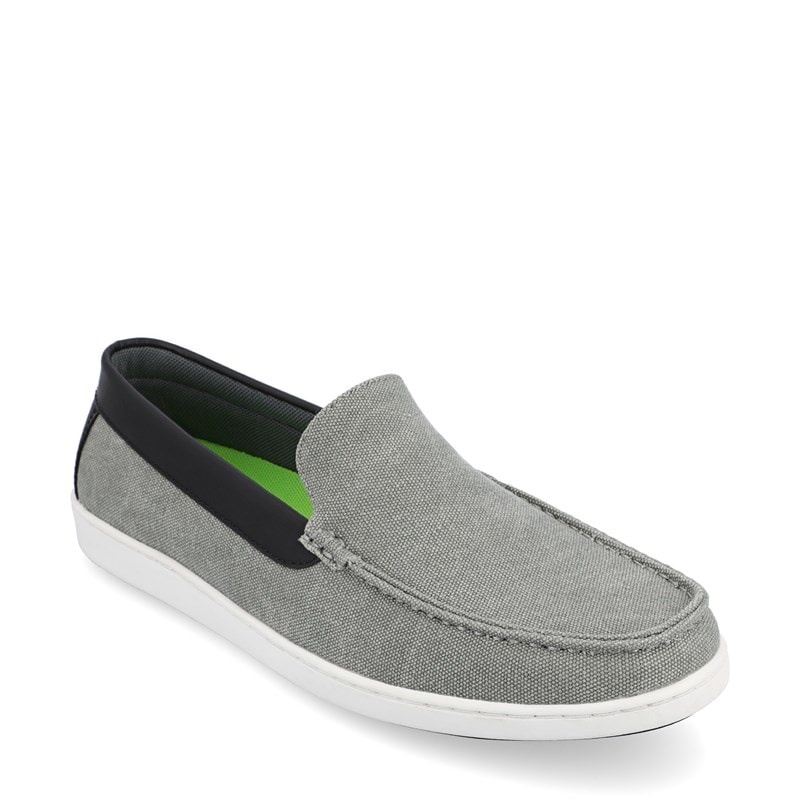Vance Co. Men's Corey Moc Toe Slip On Shoes (Grey) - Size 10.5 M