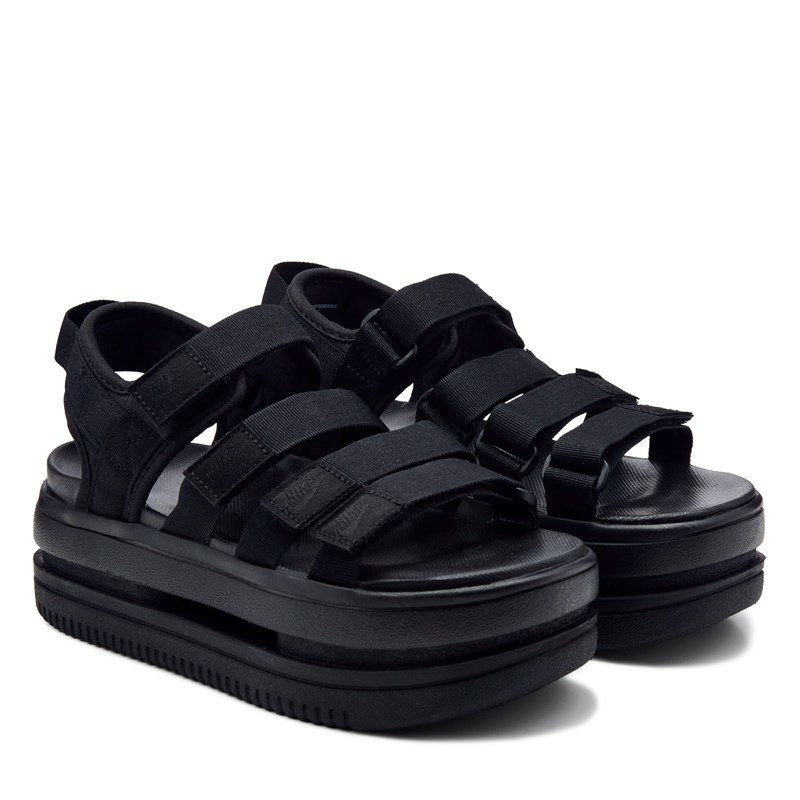 Nike Women's Icon Classic Platform Sandals (Black) - Size 8.0 M