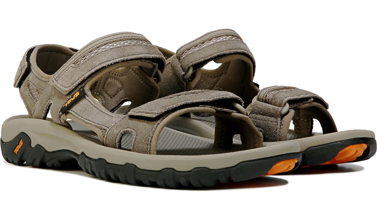 Teva Men's Hudson Outdoor River Sandal Grey, Sandals, Famous Footwear