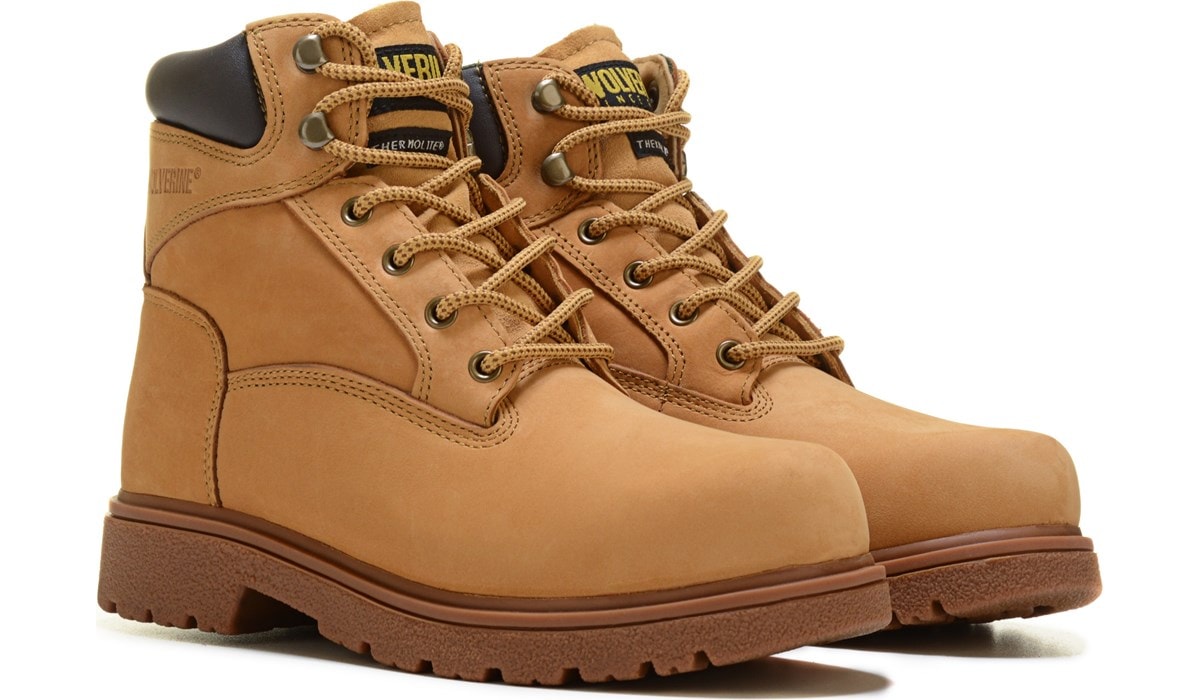 leather slip resistant work boots