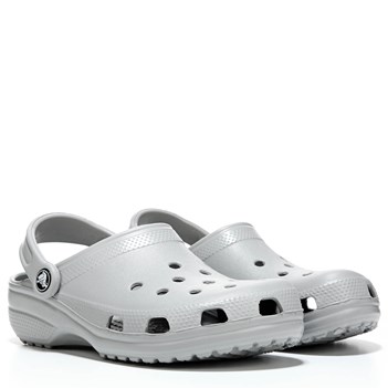 light grey crocs