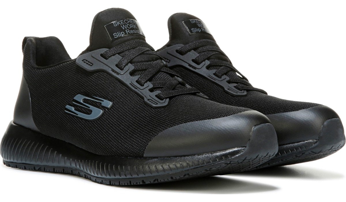 slip resistant shoes black