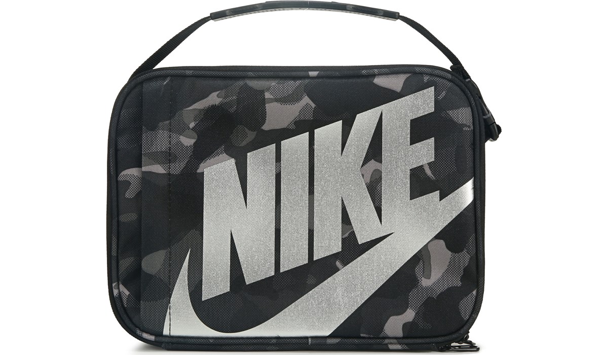 Nike Fuel Pack Lunch Box Hard Shell Red Black With Big Swoosh Logo
