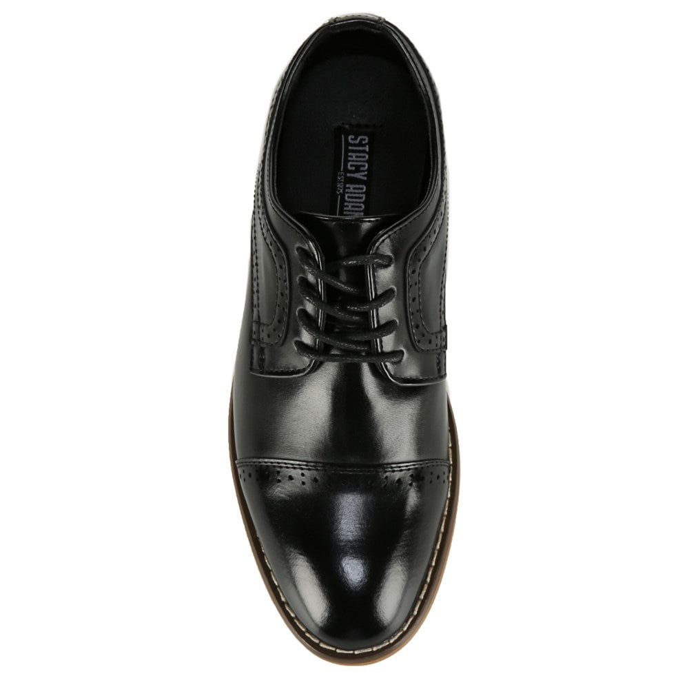 Stacy Adams Boys Black Dickinson Cap Toe Oxfords selling Size 12 M