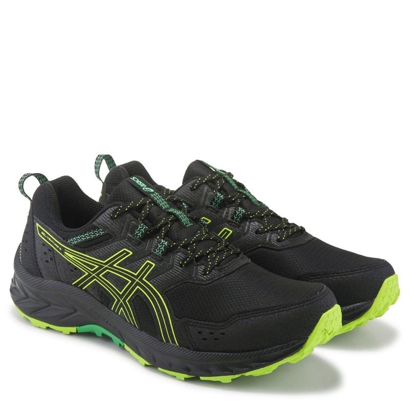 ASICS Men's Gel-Venture 9 Trail Running Shoes (Black/Lime Zest) - Size 11.5 D -  1011B486-003