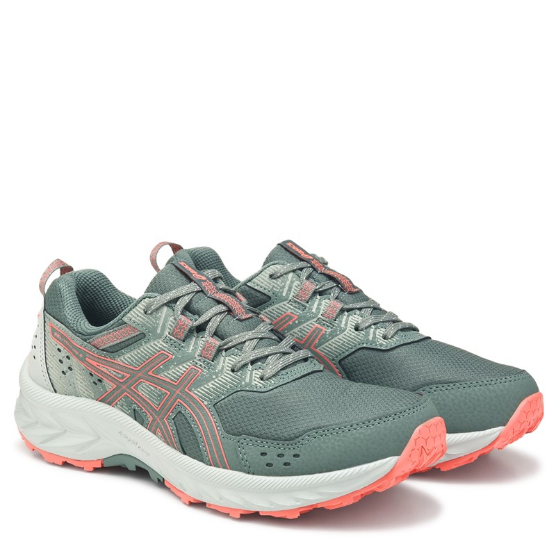 ASICS Women's Gel-Venture 9 Trail Running Shoes (Ivy Green/Papaya) - Size 11.0 M -  1012B313-300