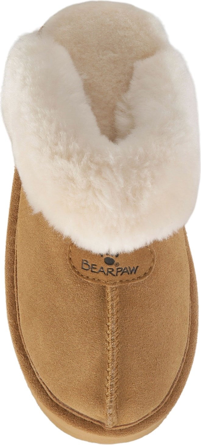 Bearpaw top sheepskin slippers