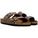 Birkenstock Men's Arizona Footbed Sandal Brown, Sandals, Famous Footwear