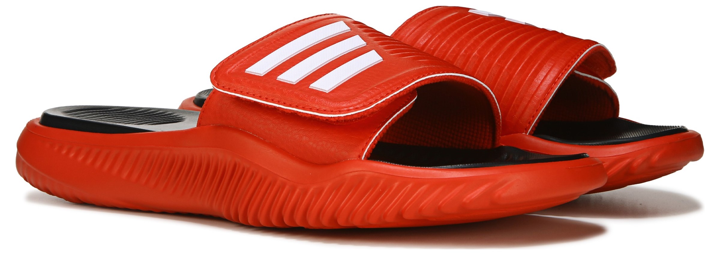 adidas Men s Alphabounce 2.0 Adjustable Slide Sandal Famous Footwear