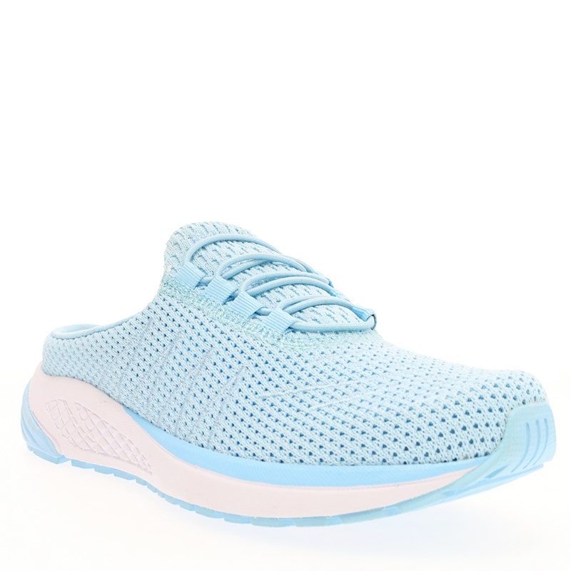 Propet Women's Tour Knit Slide Sneakers (Baby Blue) - Size 6.0 M