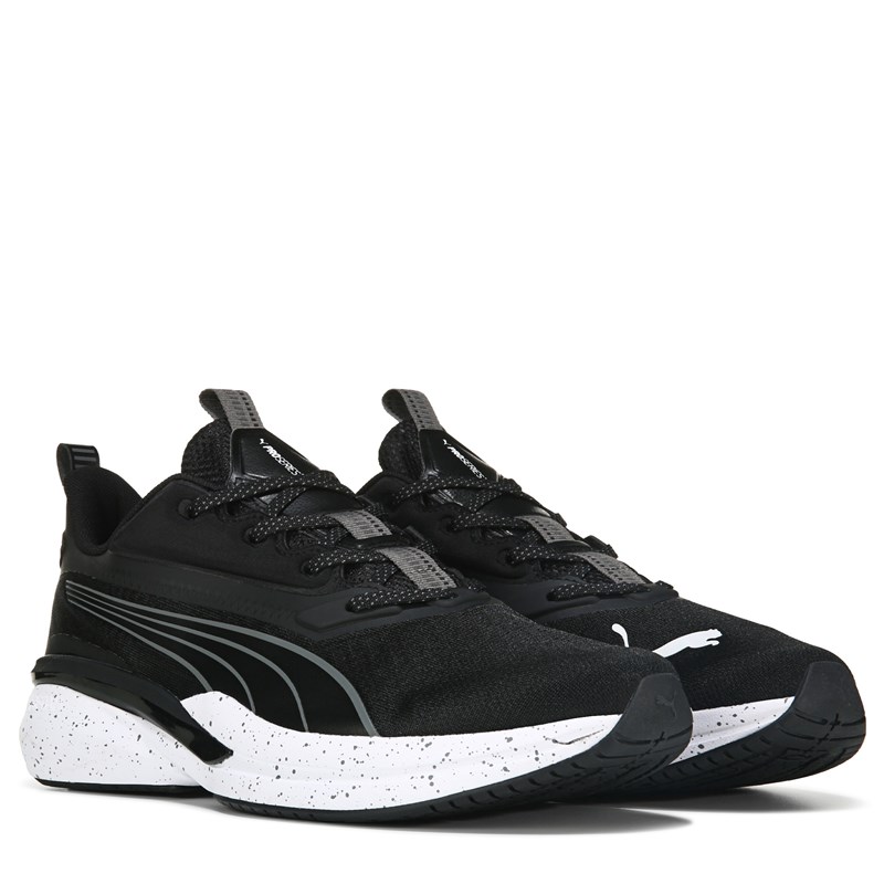 Puma Men's Hyperdrive Profoam Speed 2 Running Shoes (Black/White) - Size 10.5 M