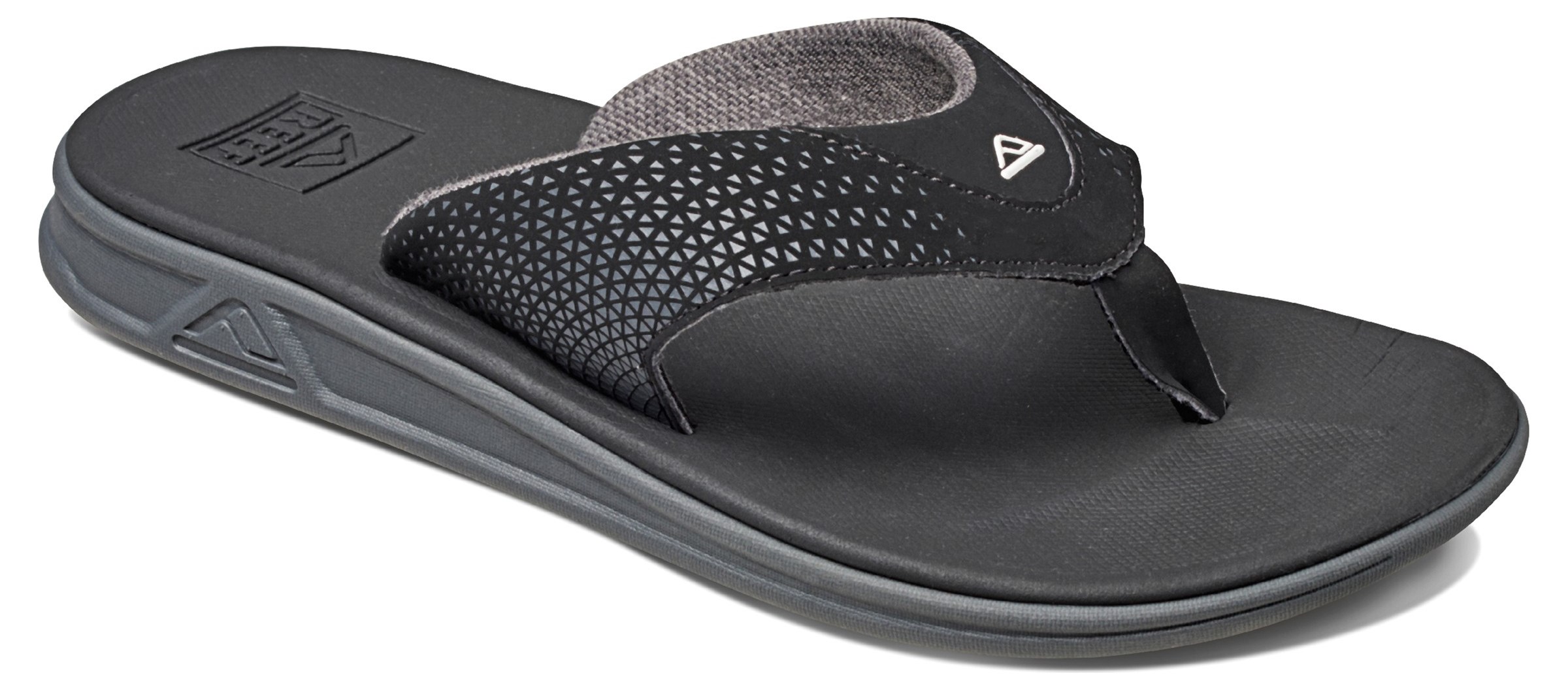 NEW Reef Slammed Rover Flip Flop Sandals, Color Black w/ Gray Sole, Mens  Size 8