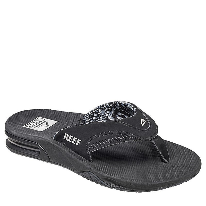 Reef Women's Fanning Flip Flop Sandals (Black) - Size 9.0 M