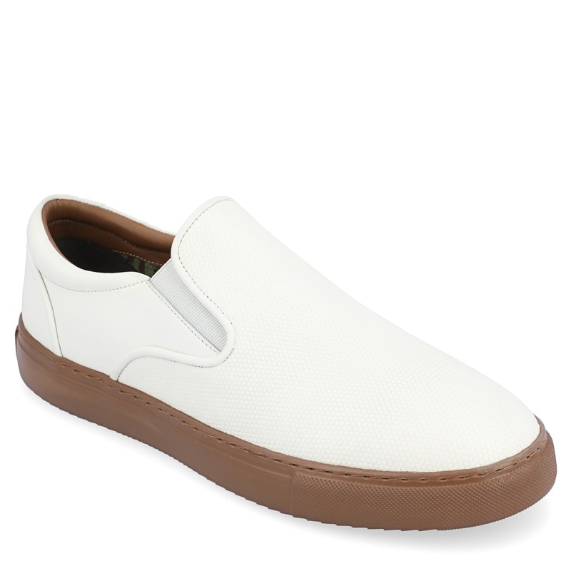 Thomas & Vine Men's Conley Slip On Sneakers (White) - Size 10.5 M