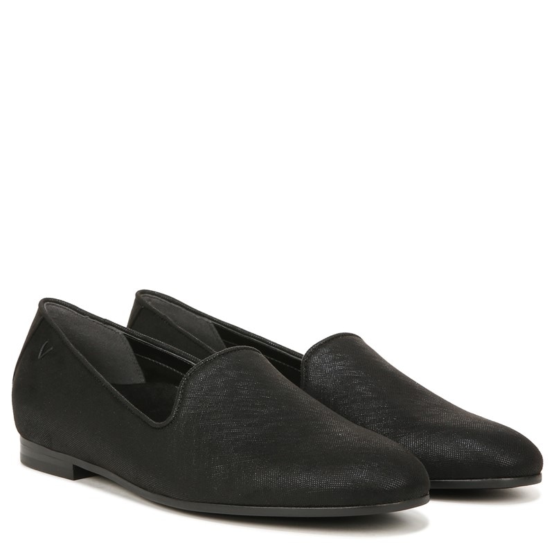 Vionic Women's Willa II Loafers (Black Fabric) - Size 12.0 W