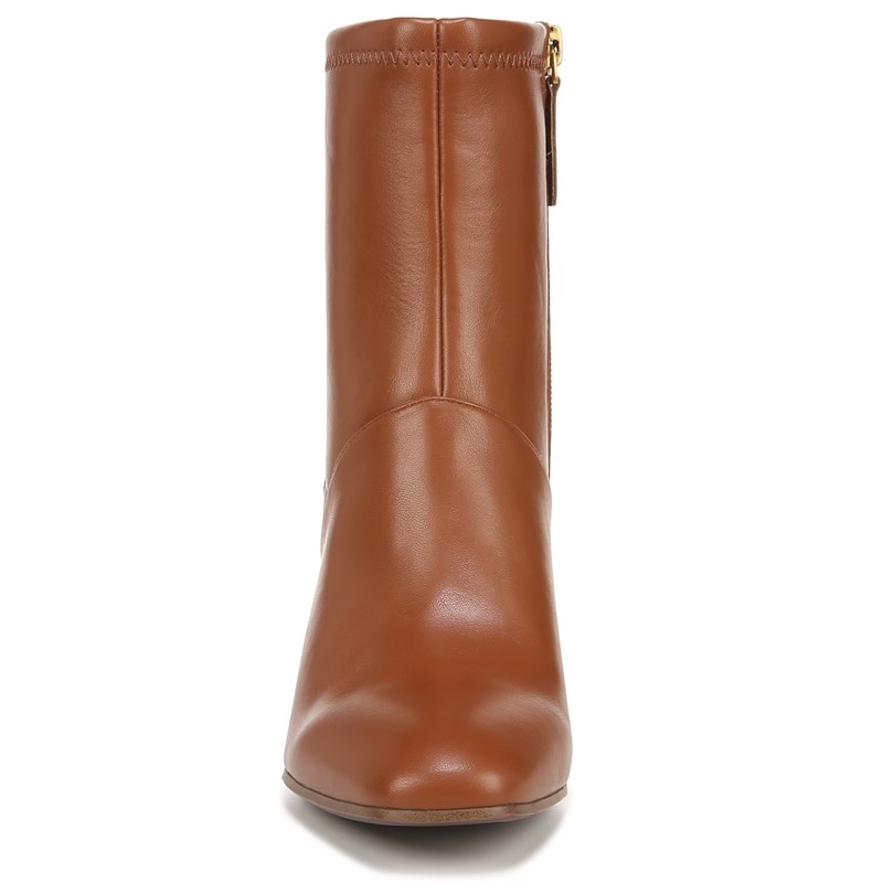 Franco Sarto Women's Talfer Booties (Cognac Brown Synthetic) - Size 7.0 M