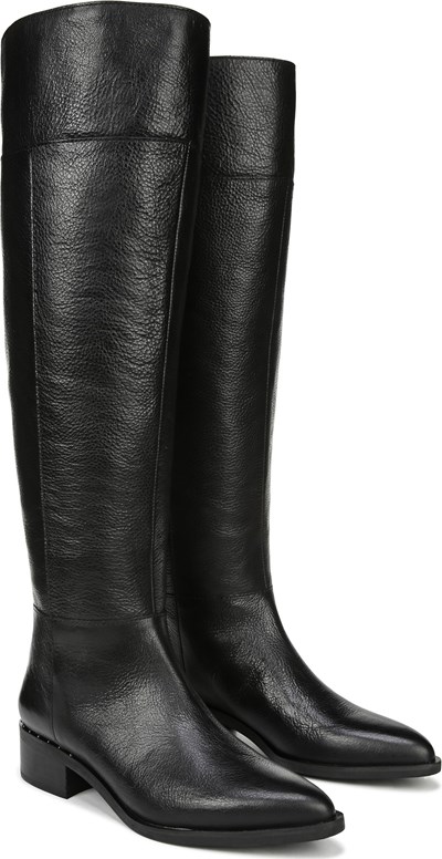 wide calf black boots size 11