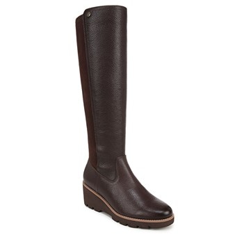 Vionic Women s Ashland Knee High Wide Calf Wedge Boot Famous Footwear